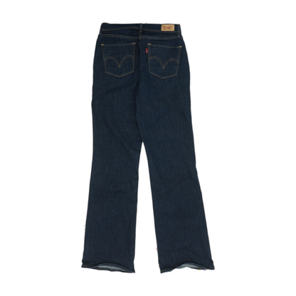 512 Navy Bootcut Jeans