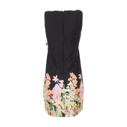 Black Floral Mini Dress