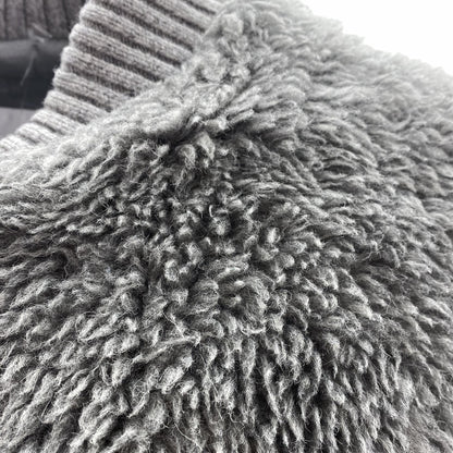 Gray Classic Single Breasted Cashmere Coat