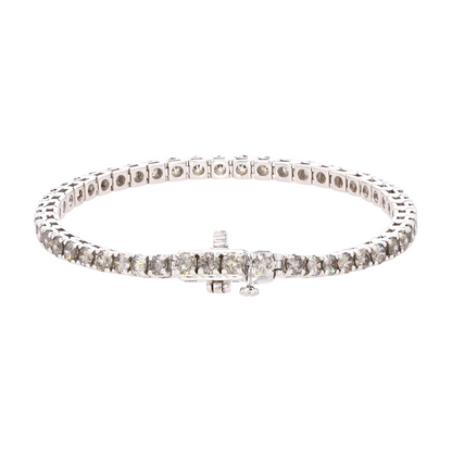 5 ctw 14K White Gold Lab Grown Diamond Tennis Bracelet