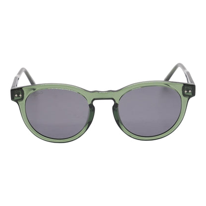 Green Tate Round Sunglasses