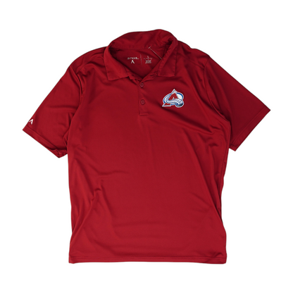 Red Solid Short Sleeve Polo