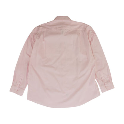 Pink Solid Long Sleeve Button Down