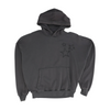 Gray Solid Hoodie Pullover