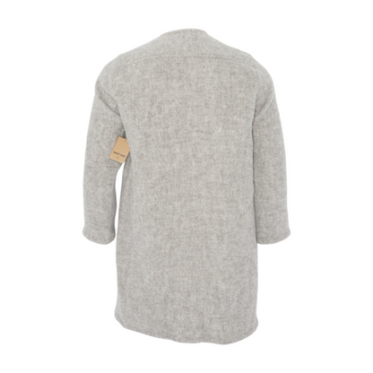 Gray Long Shetland Liner Coat