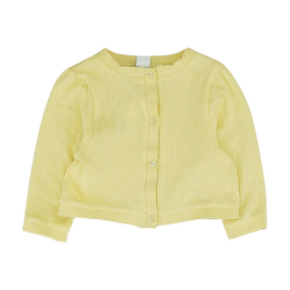 Yellow Cardigan Sweater