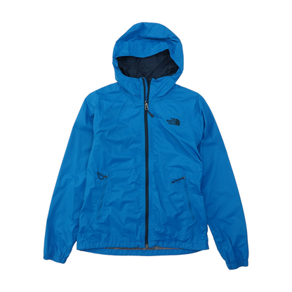 Blue Solid Rain Jacket