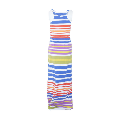 Multi Striped Maxi Dress