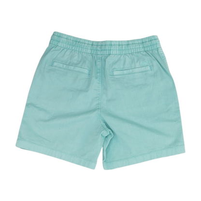 Blue Solid Chino Shorts
