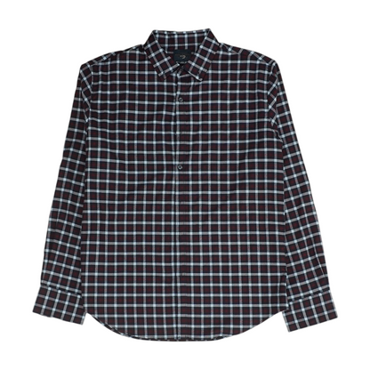 Multi Plaid Long Sleeve Button Down