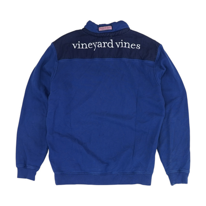Navy Solid 1/4 Zip Pullover