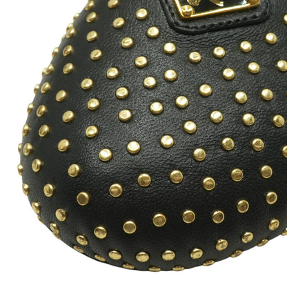 Studded Nappa Leather Ballerinas