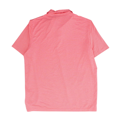Vineyard Vines Coral Striped Short Sleeve Polo – Image 2