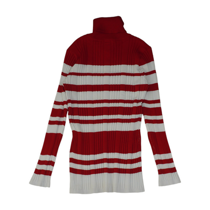 Red Striped Pullover Sweater