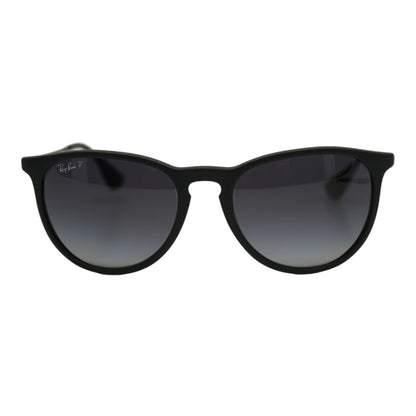 Black Erika Round Sunglasses