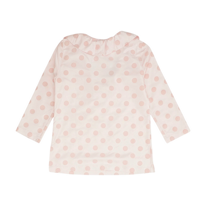 Pink Polka Dot Blouse