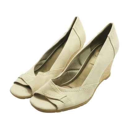 Beige Wedge Heels