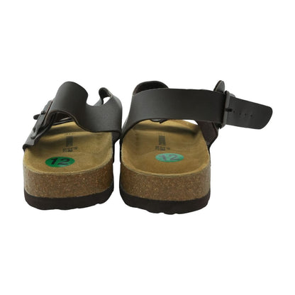 Brown Casual Slide Sandals