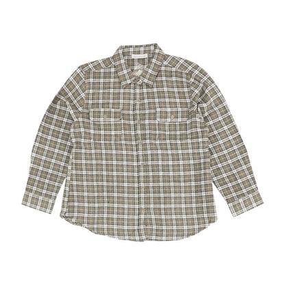 Brown Plaid Button Down