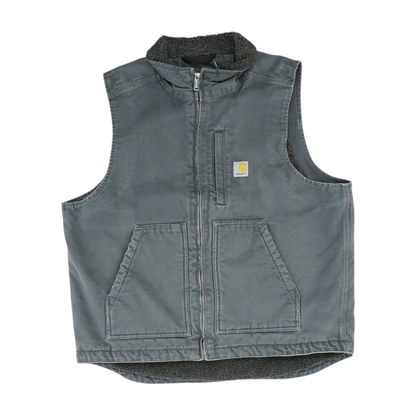 Gray Solid Vest