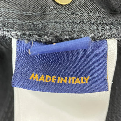 Black Pocket Logo Graffiti Jean