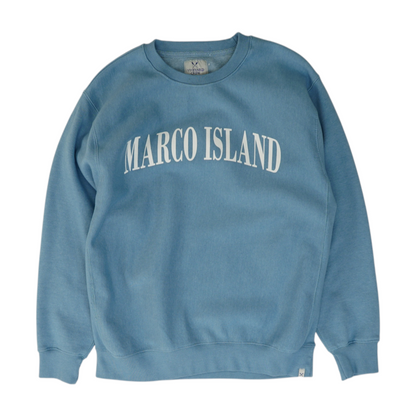 Blue Solid Sweatshirt Pullover
