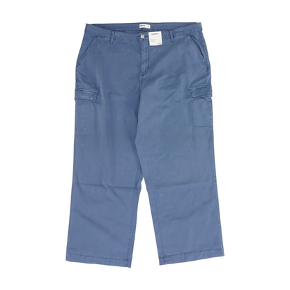 Blue Plus Straight Pants
