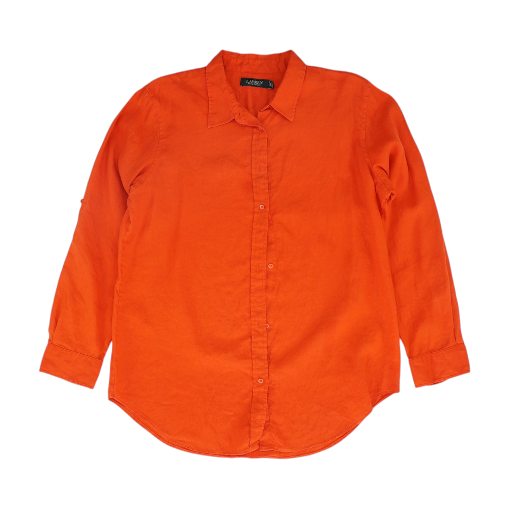 Red Button Down