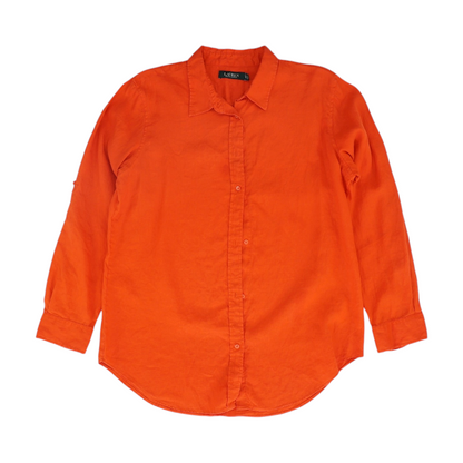 Red Button Down