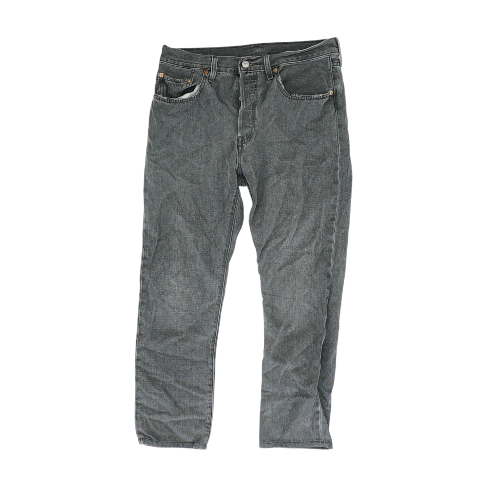 501 Black Straight Jeans