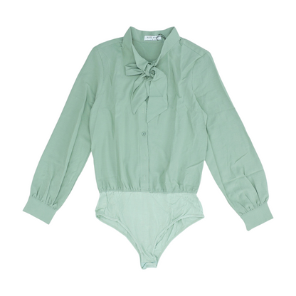 Green Button Down