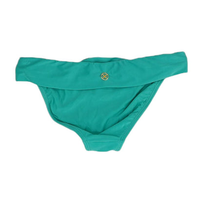 Turquoise Solid Swim Bottom