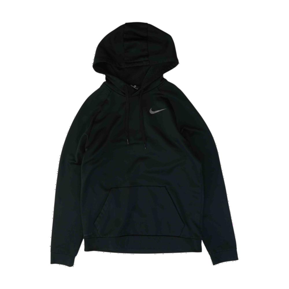 Black Solid Hoodie Pullover