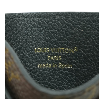 Double Card Holder Low Key in Black