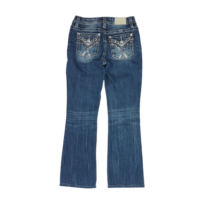 Blue Bootcut Jeans