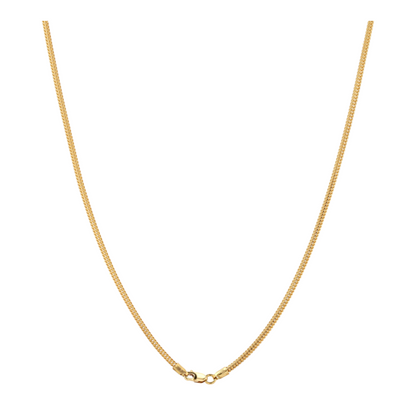 22K Yellow Gold Chain Necklace