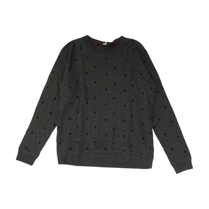 Gray Polka Dot Pajama Top