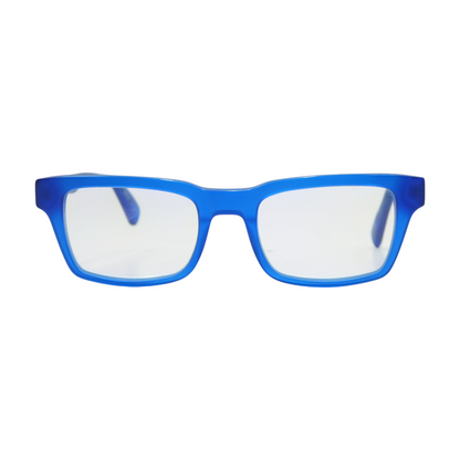 Blue Fare N Square Rectangle Prescription Eyewear