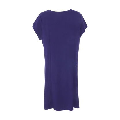 Navy Plus Midi Dress