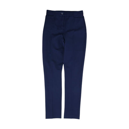 Navy Solid Dress Pants