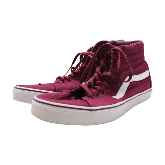 Burgundy High-Top Athletic Shoes