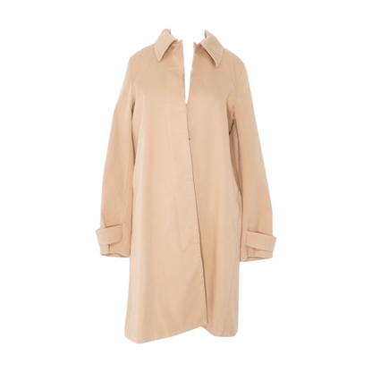 Tan A-Line Car Coat