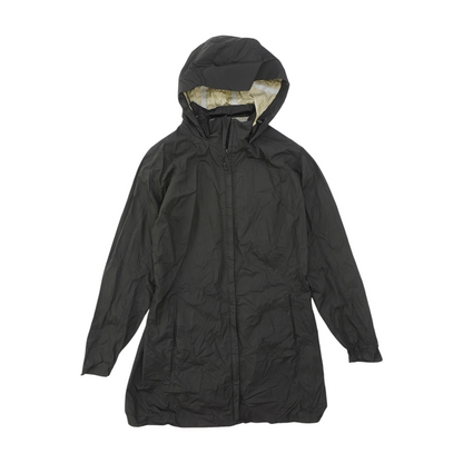 Black Solid Rain Jacket