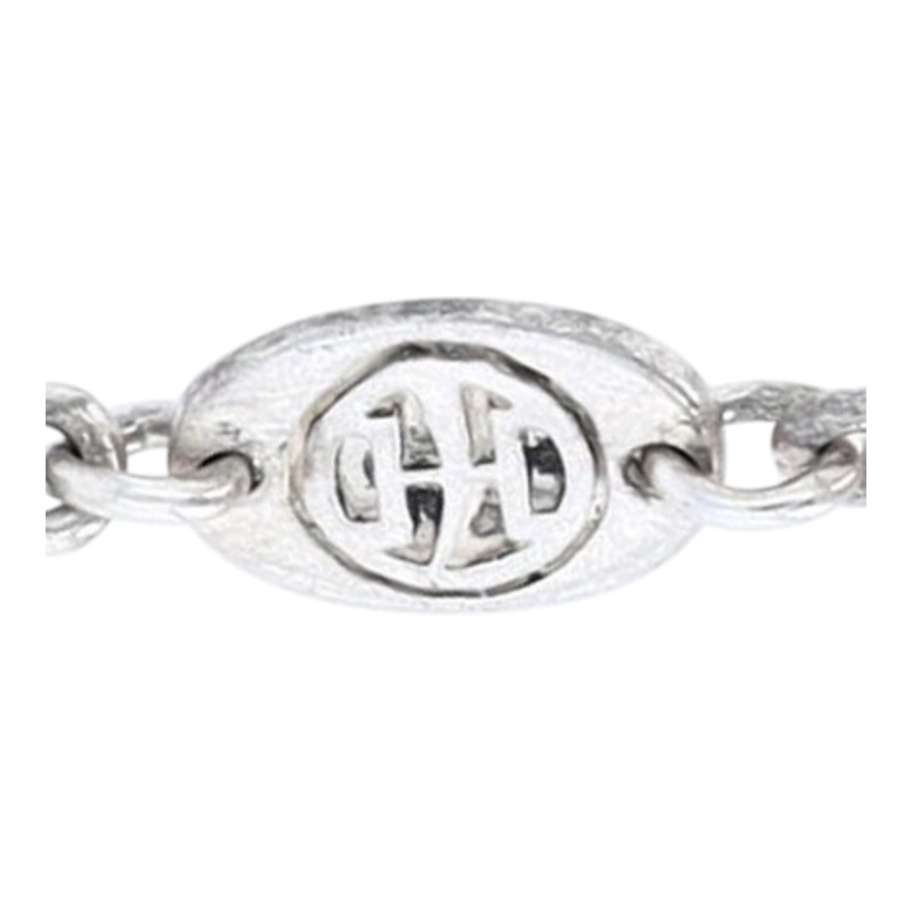 Sterling Silver Station Necklace