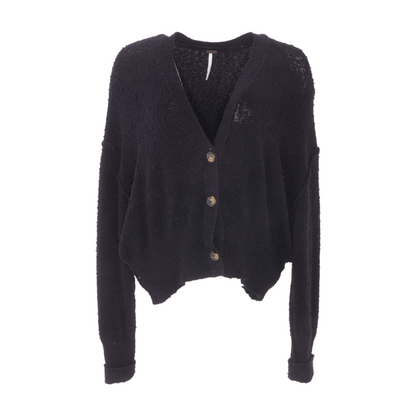 Black Cardigan Sweater