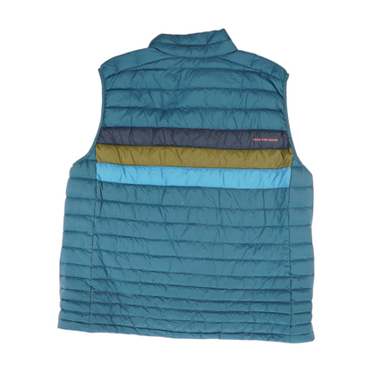 Teal Color Block Vest