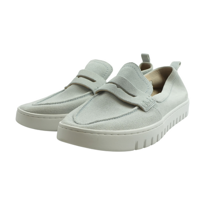 Gray Slip-On Flats