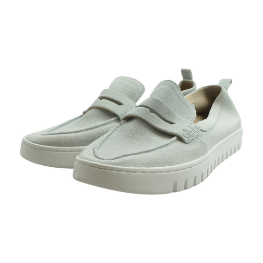 Gray Slip-On Flats