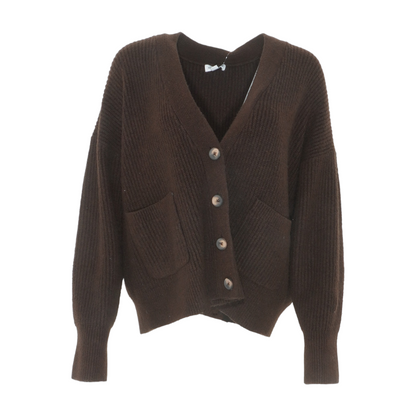 Brown Cardigan Sweater