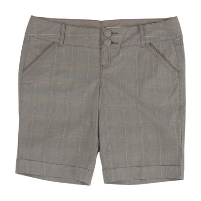 Gray Plaid Shorts
